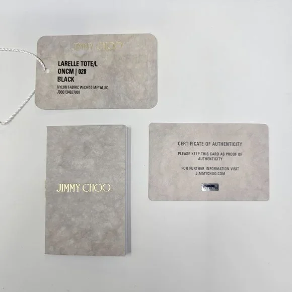 Jimmy Choo Larelle Appliquéd Shell Large Tote in Black - Picture 5 of 9